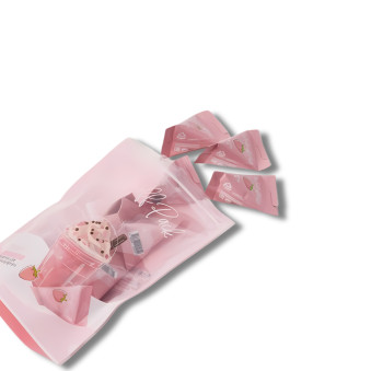 MEDB Strawberry Milk Wash off, qulupnay ekstraktli tozalovchi niqob, dona 3g, 10 dona